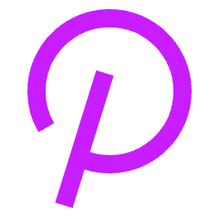 Pinterest Logo Icon from Sharp Neon Set