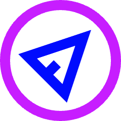 Telegram Logo Icon from Sharp Neon Set
