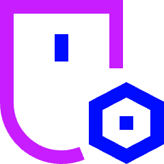 Mouse Setting Bolt Nut Icon from Sharp Neon Set