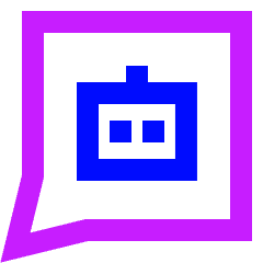 Ai Chat Bot Icon from Sharp Neon Set