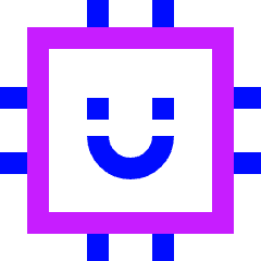Ai Chip 2 Icon from Sharp Neon Set