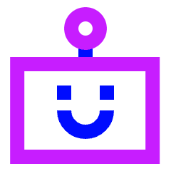Cyborg 2 Icon from Sharp Neon Set
