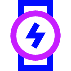 Watch Circle Charging Icon from Sharp Neon Set