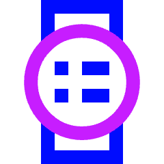 Watch Circle Menu Icon from Sharp Neon Set