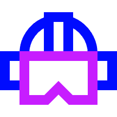 Virtual Reality Icon from Sharp Neon Set