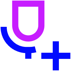 Voice Mail Add Plus Icon from Sharp Neon Set
