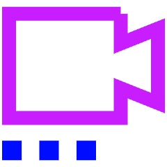 Webcam Video Call Connecting Icon from Sharp Neon Set