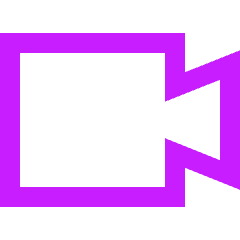 Webcam Video Icon from Sharp Neon Set