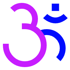 Hinduism Icon from Sharp Neon Set