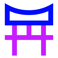 Shinto Icon from Sharp Neon Set