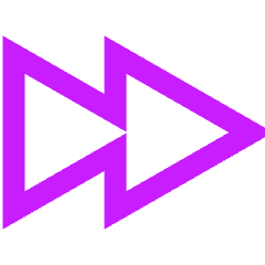 Button Fast Forward 1 Icon from Sharp Neon Set