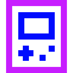 Gameboy Icon from Sharp Neon Set