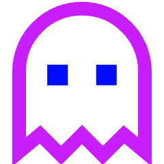 Ghost Icon from Sharp Neon Set