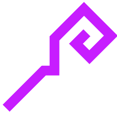Magic Wand Icon from Sharp Neon Set