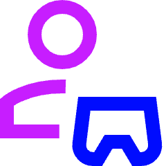 One Vesus One Icon from Sharp Neon Set