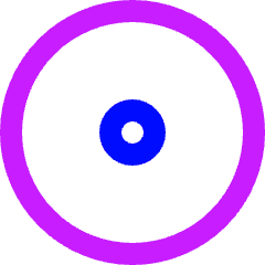 Music Disc Icon from Sharp Neon Set