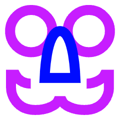Party Mask Icon from Sharp Neon Set