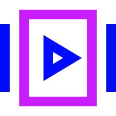 Play List 2 Icon from Sharp Neon Set