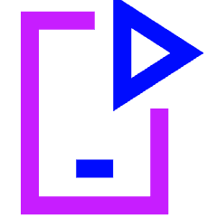 Play List 3 Icon from Sharp Neon Set