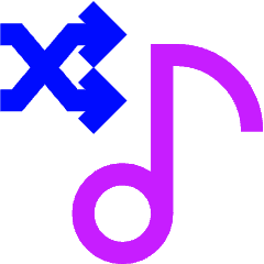 Shuffle Playlist Icon from Sharp Neon Set
