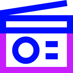 Radio Icon from Sharp Neon Set