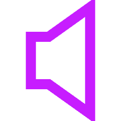 Volume Level Off Icon from Sharp Neon Set