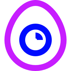 Allergens Egg Icon from Sharp Neon Set