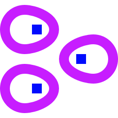 Allergens Lupin Icon from Sharp Neon Set