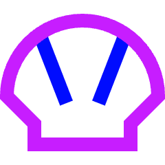 Allergens Moluscs Icon from Sharp Neon Set