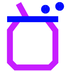 Soft Drink Can Icon from Sharp Neon Set