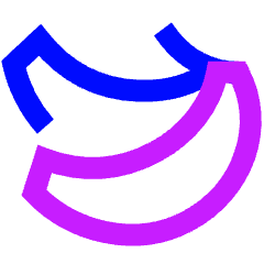 Banana Icon from Sharp Neon Set