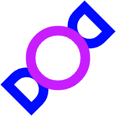 Candy Icon from Sharp Neon Set