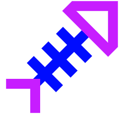 Fish Bones Waste Icon from Sharp Neon Set