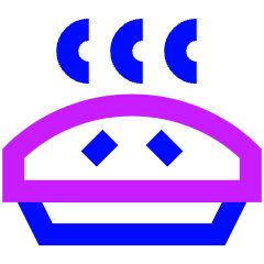 Pie Icon from Sharp Neon Set