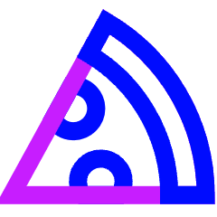 Pizza Icon from Sharp Neon Set