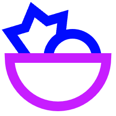 Salad Vegetable Diet Icon from Sharp Neon Set