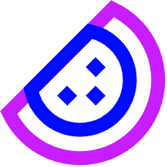 Water Melon Icon from Sharp Neon Set