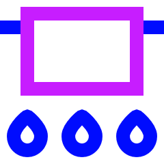 Induction Pot Icon from Sharp Neon Set