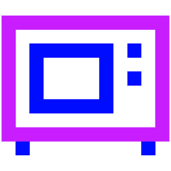 Microwave Icon from Sharp Neon Set