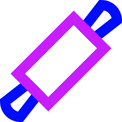 Roller Icon from Sharp Neon Set