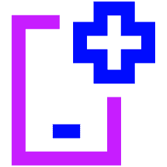 Online Medical App Checkup Service Icon from Sharp Neon Set