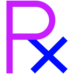 Prescription Pills Drugs Healthcare Icon from Sharp Neon Set