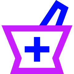 Pharmacy Icon from Sharp Neon Set