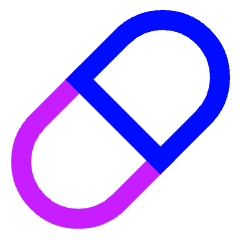 Tablet Capsule Icon from Sharp Neon Set