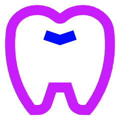 Tooth Icon from Sharp Neon Set