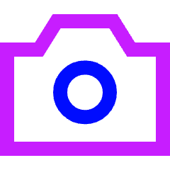 Camera 1 Icon from Sharp Neon Set