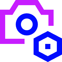 Controller Setting Bolt Nut Icon from Sharp Neon Set