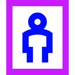 Landscape Setting Icon from Sharp Neon Set