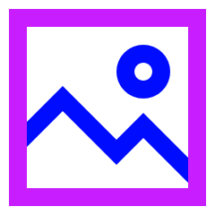 Landscape 1 Icon from Sharp Neon Set