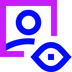 Portrait View Icon from Sharp Neon Set